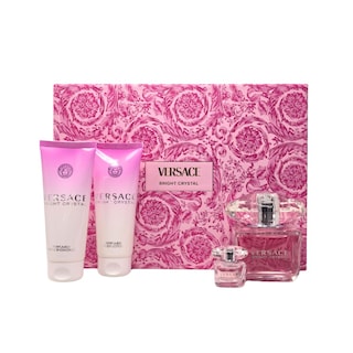 Foto 1 | Fragancia Versace Bright Crystal Set De 4 Piezas Con Eau De Tocador Y Mini Mujer