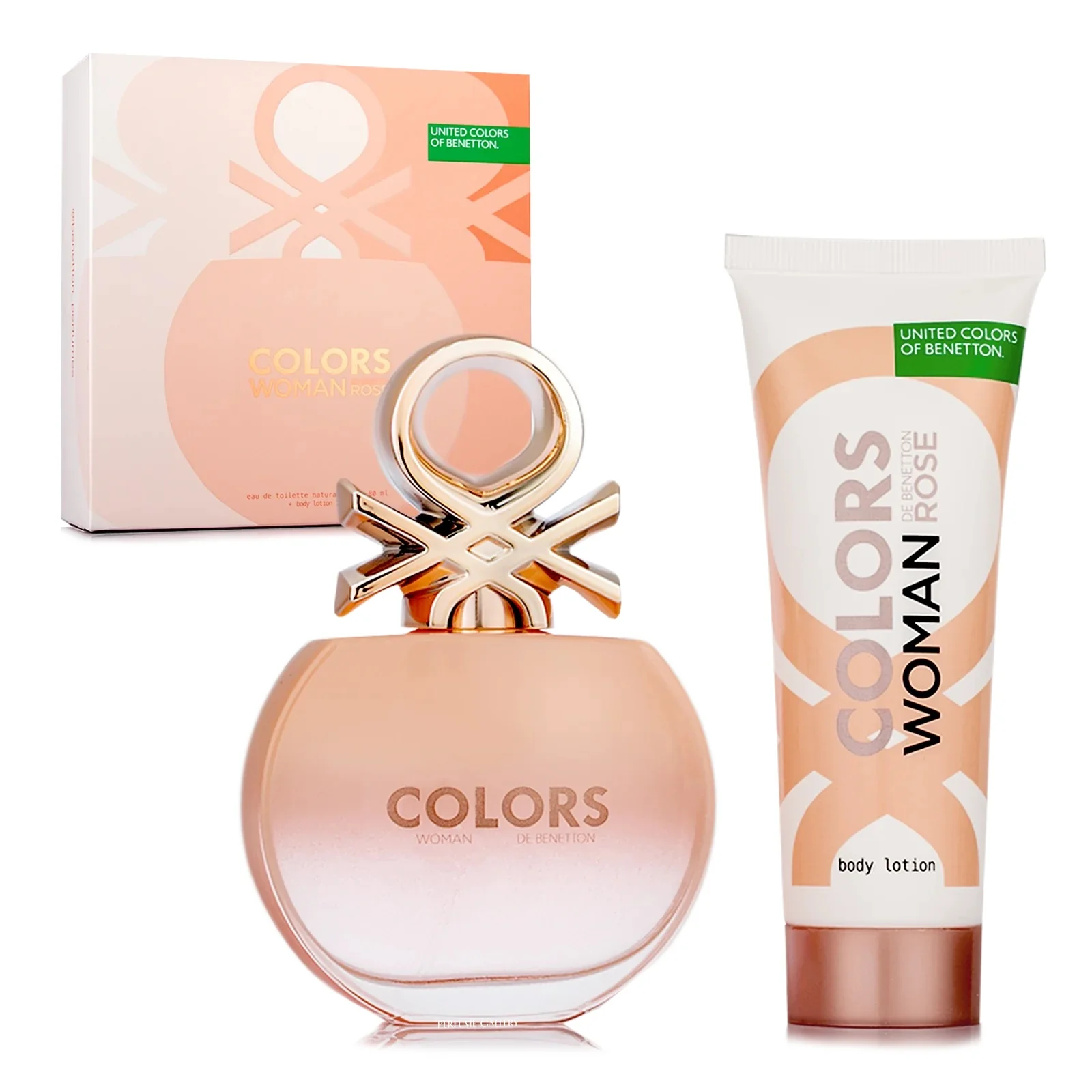 Colors Woman Rose Para Mujer / Set - 80 Ml Eau De Toilette Spray
