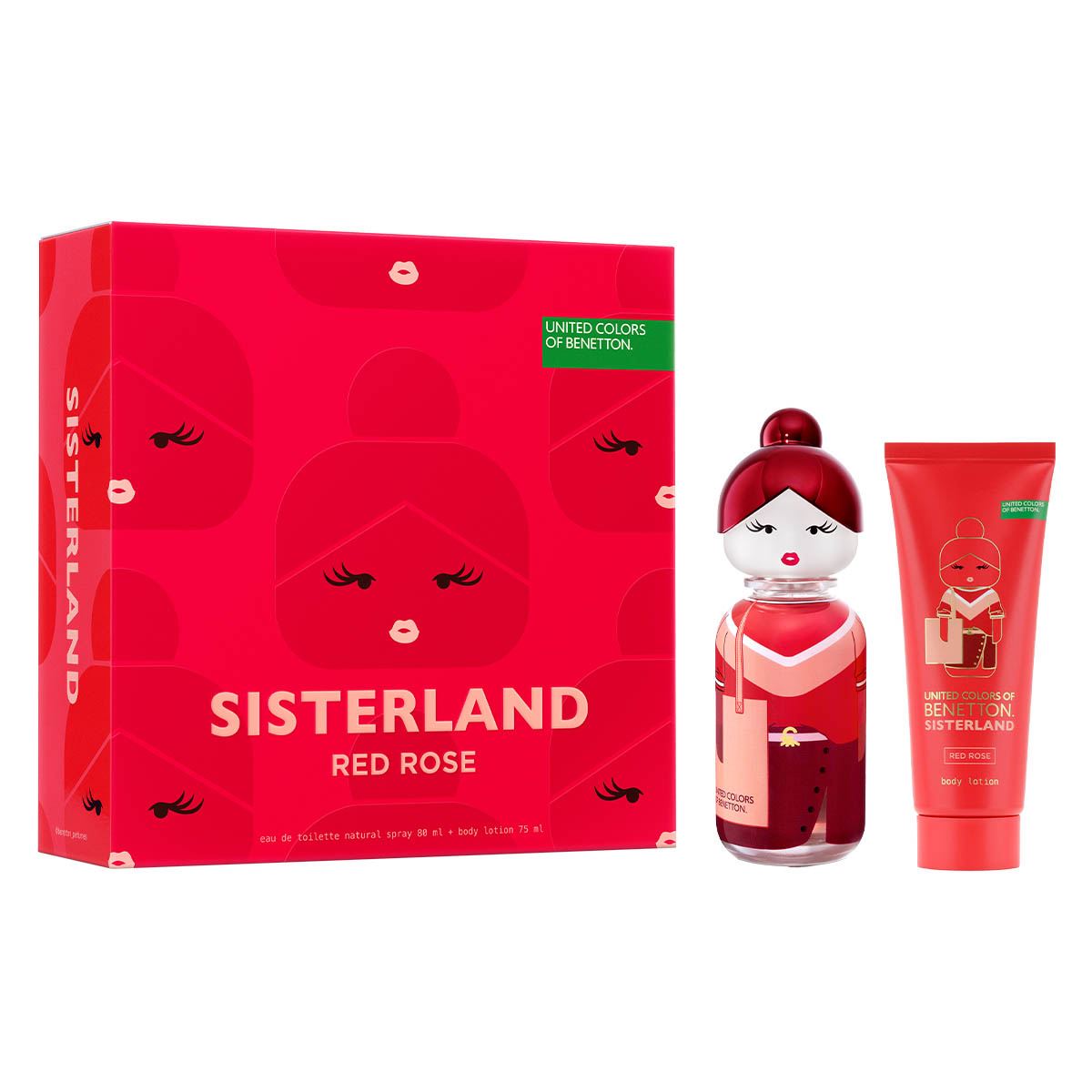 Foto 2 pulgar | Set para Mujer Benetton Sisterland Red Rose