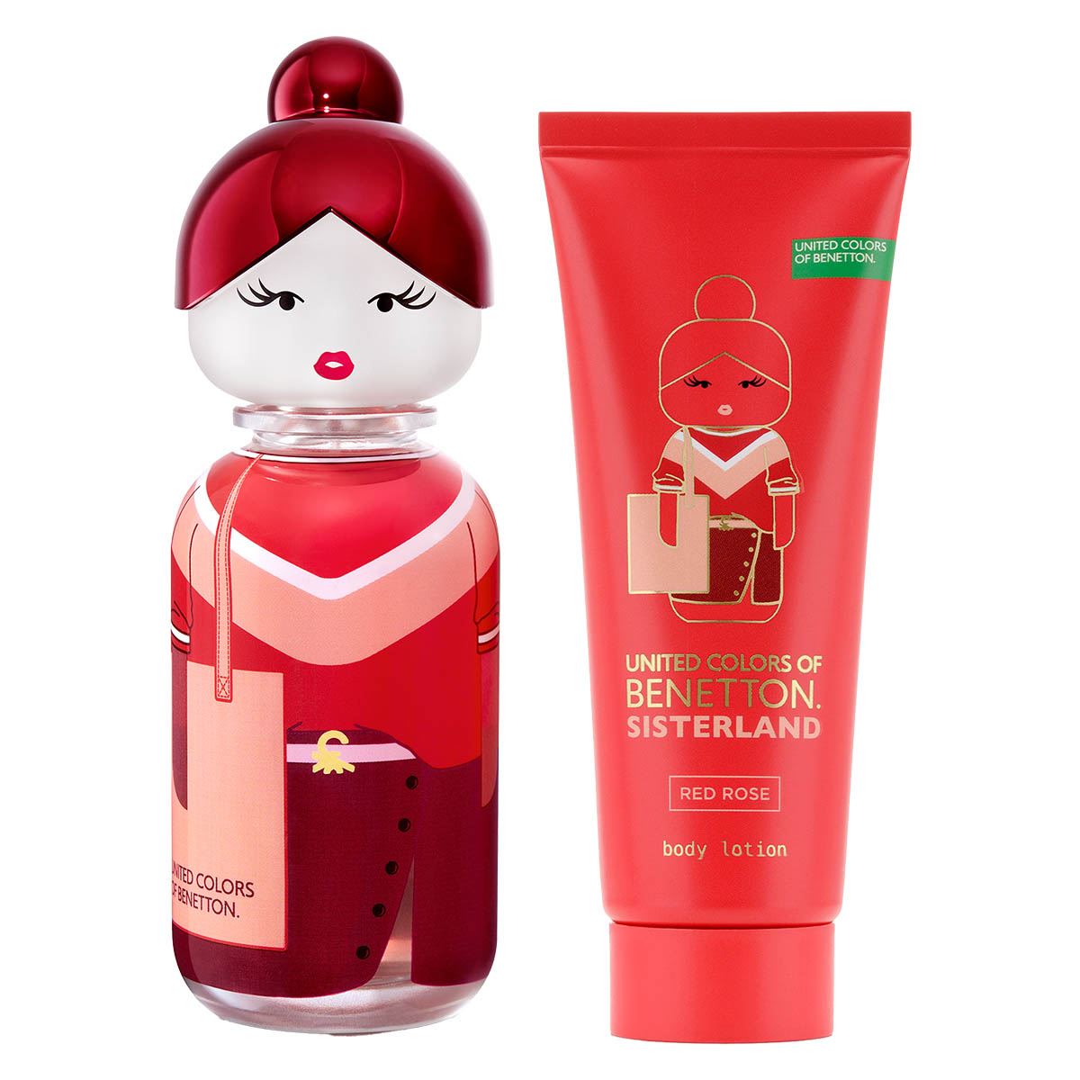 Foto 7 pulgar | Set para Mujer Benetton Sisterland Red Rose