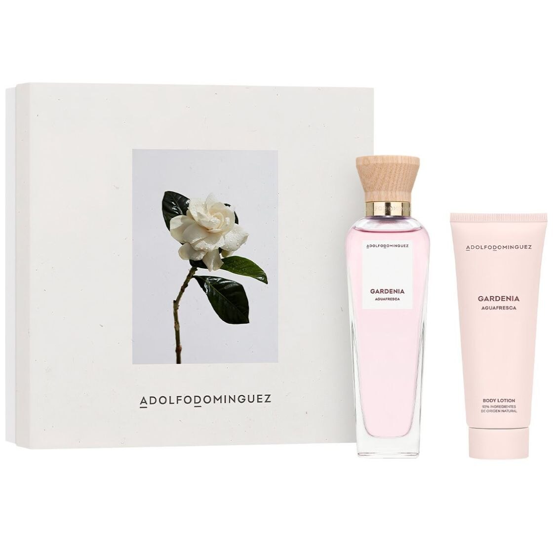 Perfume Agua Fresca de Gardenia Adolfo Dominguez para Mujer Set 120 ml Eau De Toilette Spray