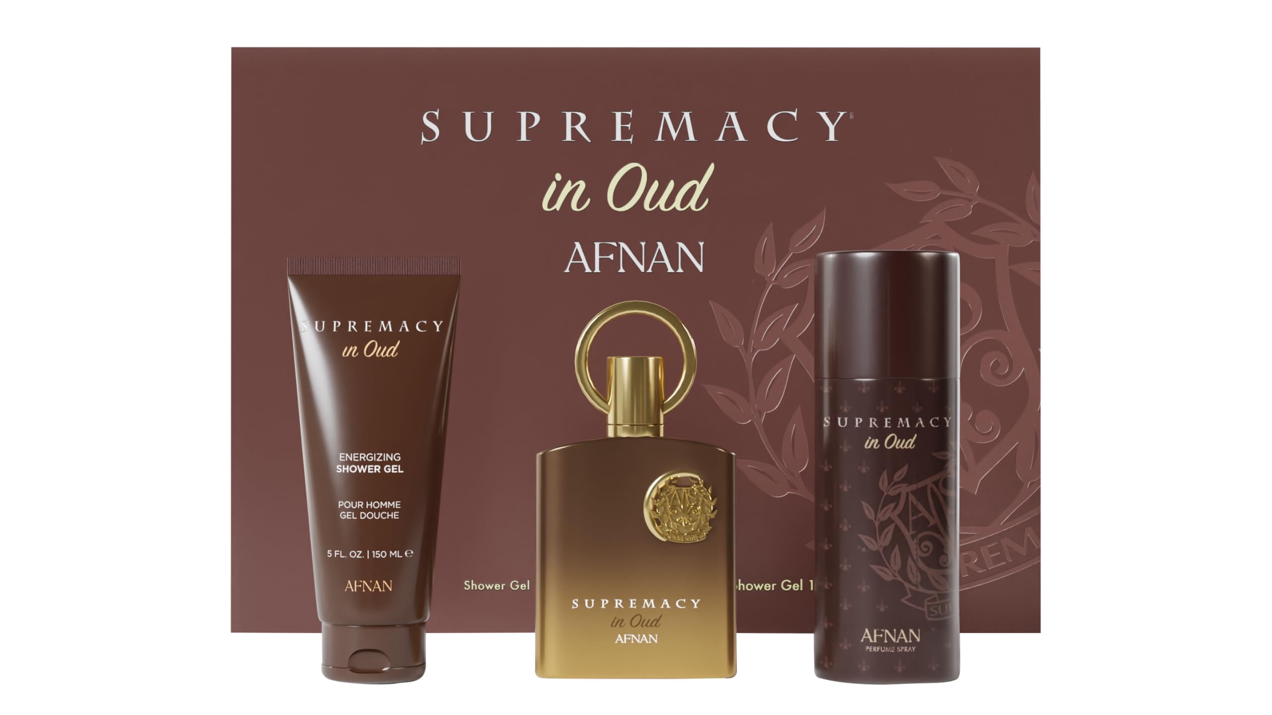 Set de Perfume Afnan Supremacy In Oud Edp de 3 Piezas-Venta Internacional