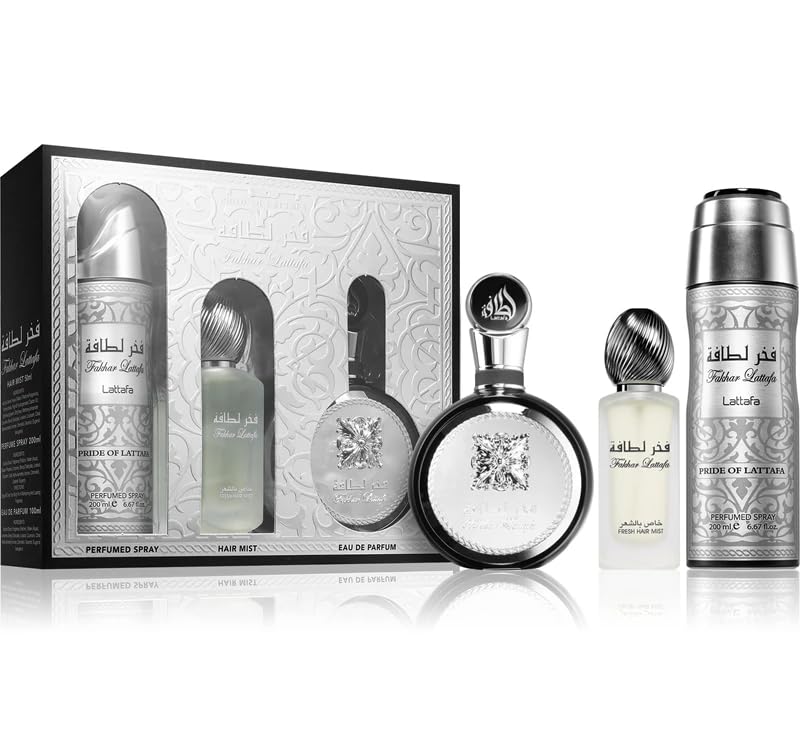 Foto 2 pulgar | Set de Perfume Lattafa Fakhar 3 Piezas para Mujer- Venta Internacional