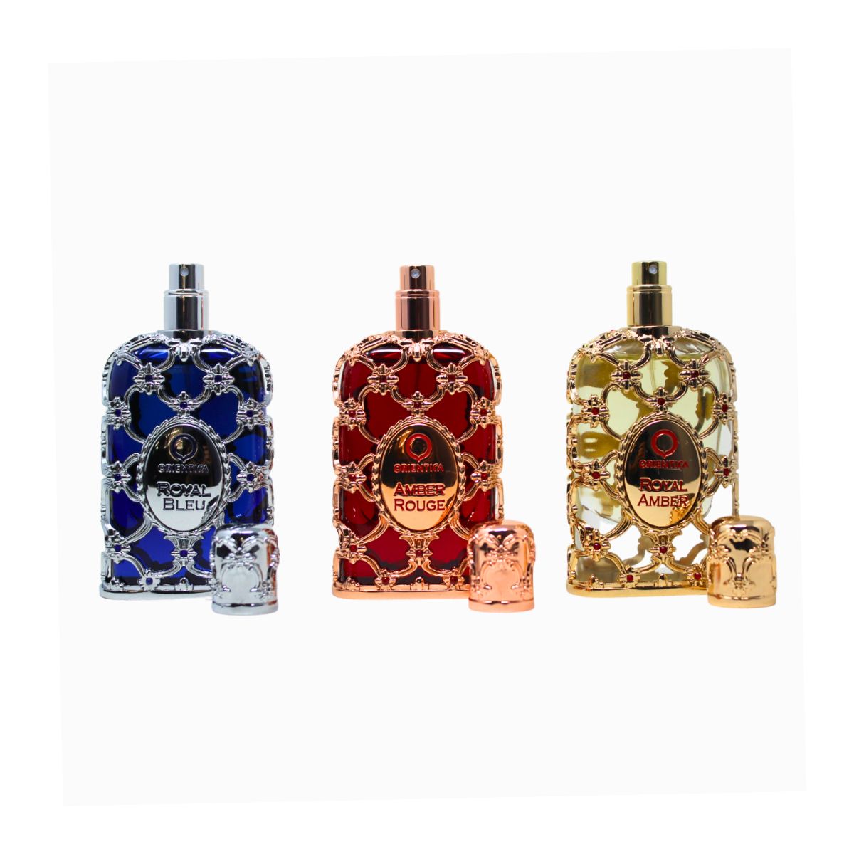 Orientica Amber Rouge, Royal Amber, Royal Bleu 30ml