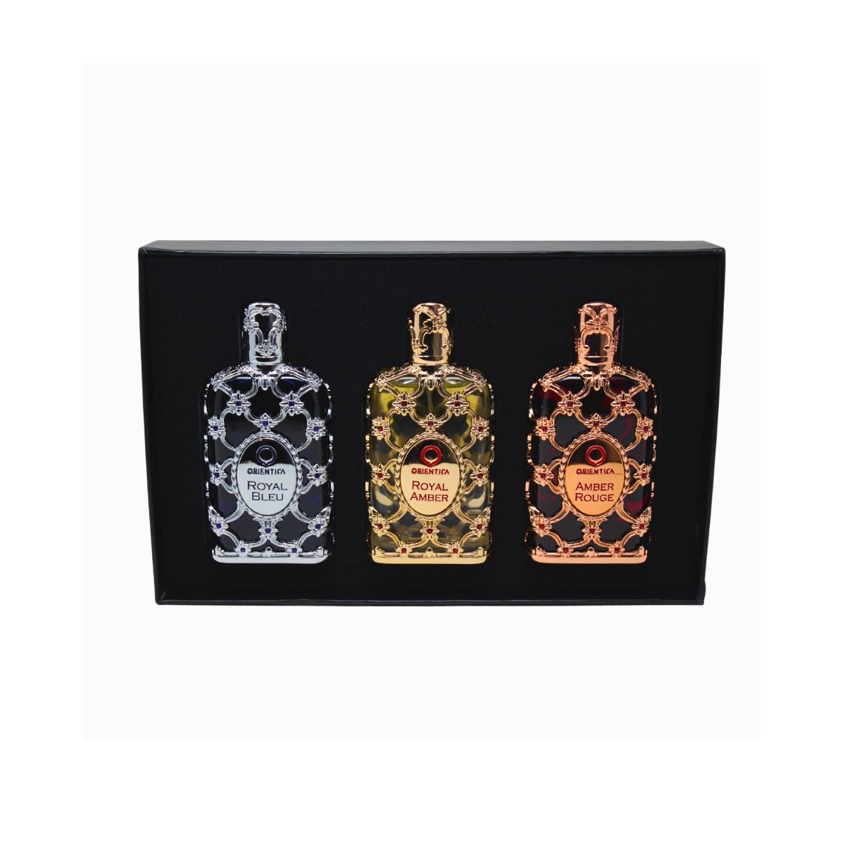 Foto 3 pulgar | Orientica Amber Rouge, Royal Amber, Royal Bleu 30ml