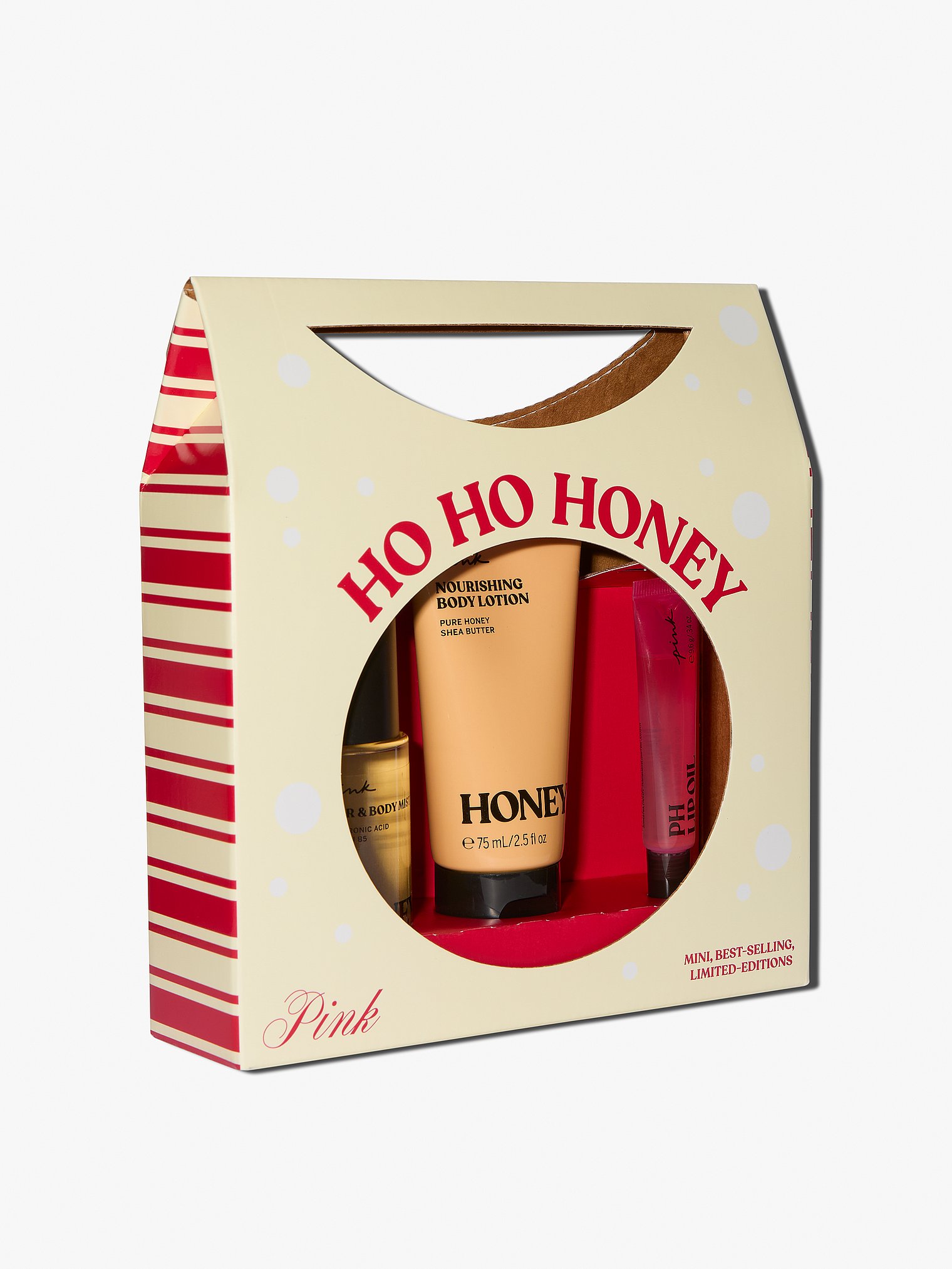 Foto 2 | Set Regalo Ho Ho Honey Body Mist Lotion Lip Oil Victoria`s Pink