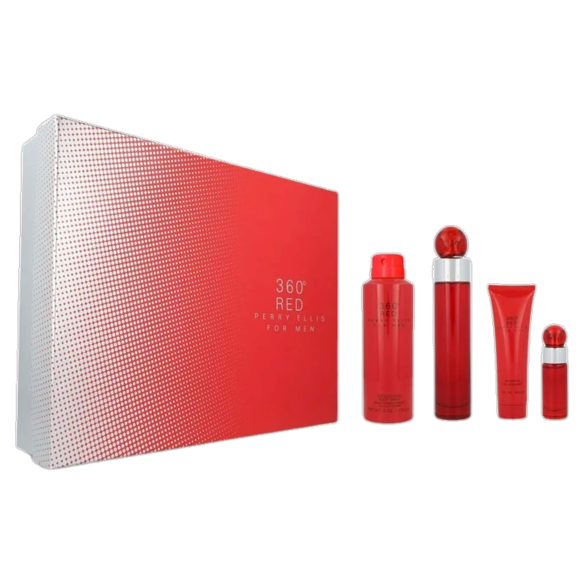 Foto 1 | Set Perry Ellis 360 Red 4 Piezas