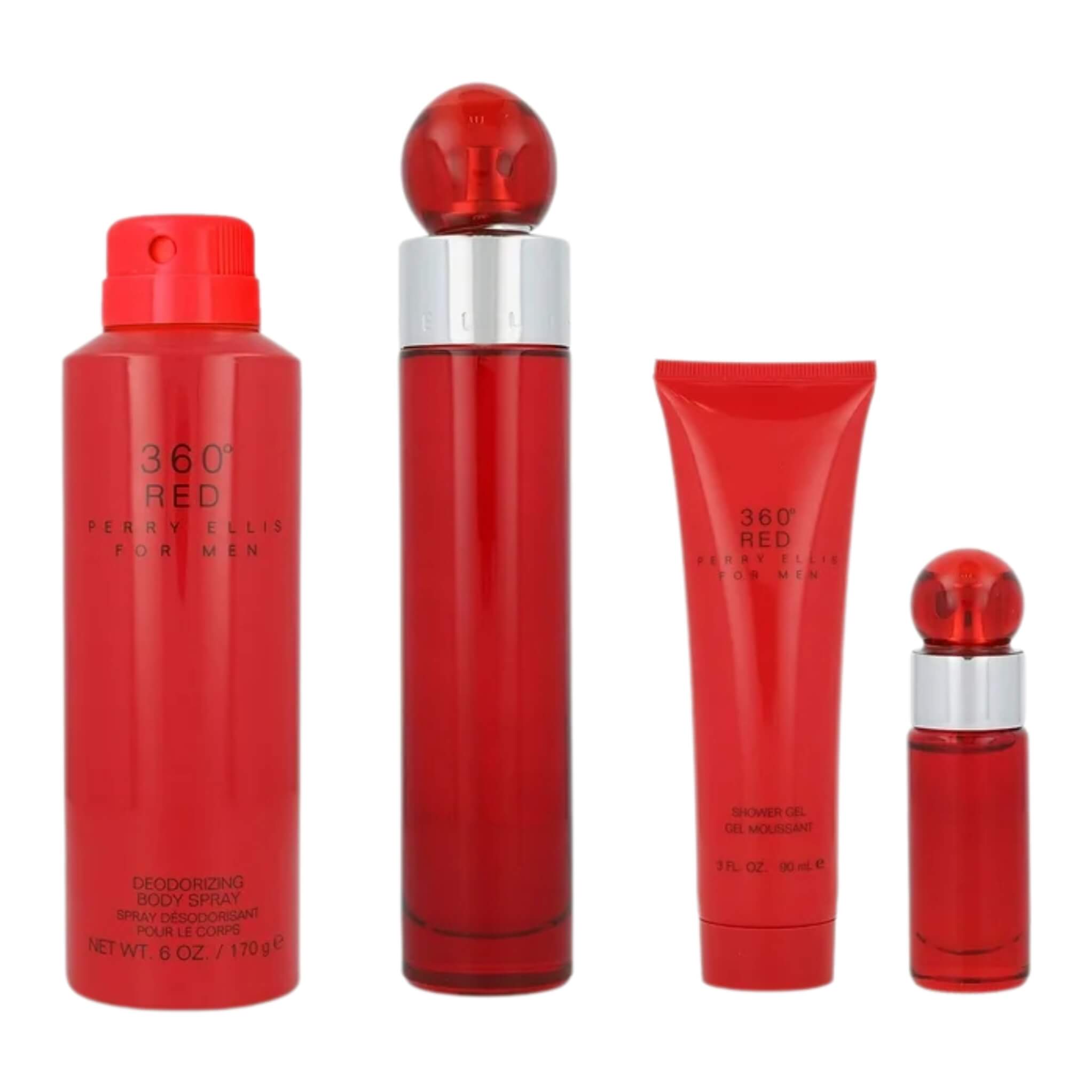 Foto 3 | Set Perry Ellis 360 Red 4 Piezas