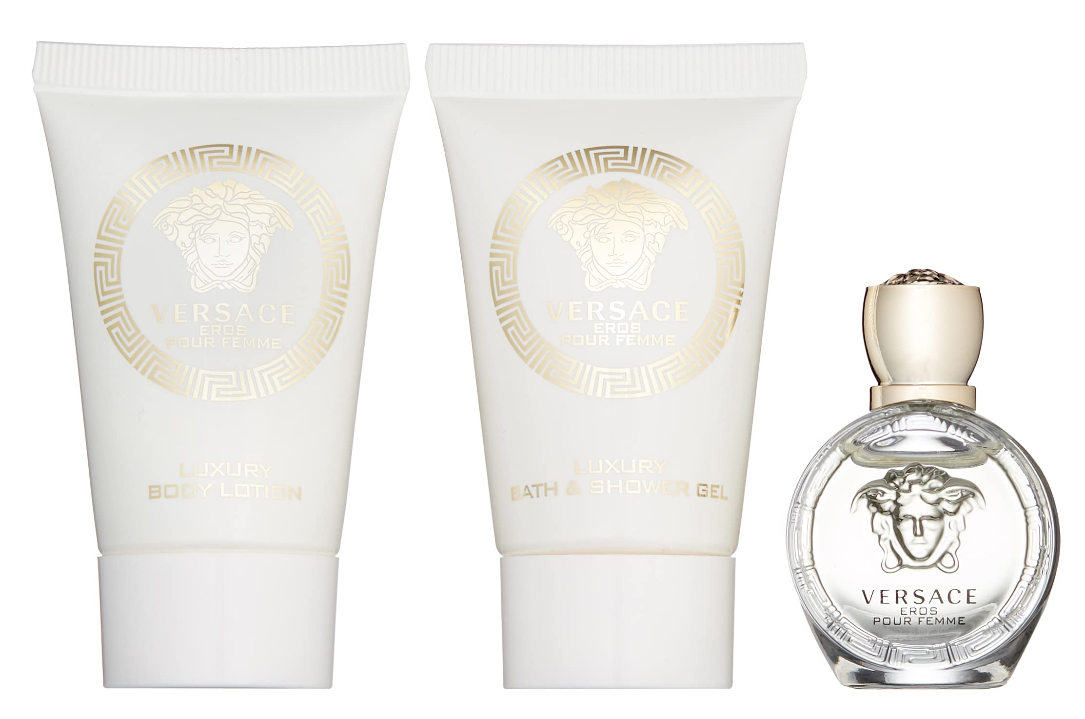 Foto 1 | Kit de Viaje Perfume Versace Eros Pour Femme 3 Piezas - Venta Internacional