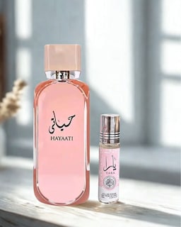Foto 2 | Kit Lattafa Hayaati Florence Edp 100 Ml + Mini Yara Roll On 10 Ml