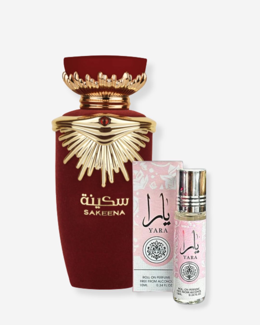Foto 2 pulgar | Kit Lattafa Sakeena Edp 100 Ml + Mini Yara Roll On