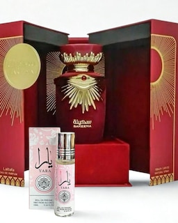 Foto 2 | Kit Lattafa Sakeena Edp 100 Ml + Mini Yara Roll On
