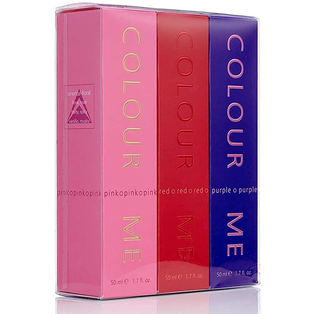 Foto 1 | Set Perfume Colour Me Pink/purple/red Pack Mujer