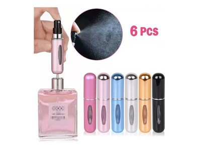 Foto 1 | Atomizador De Perfume Recargable Xtellar Premium, Mini Set De Viaje, 6 Piezas