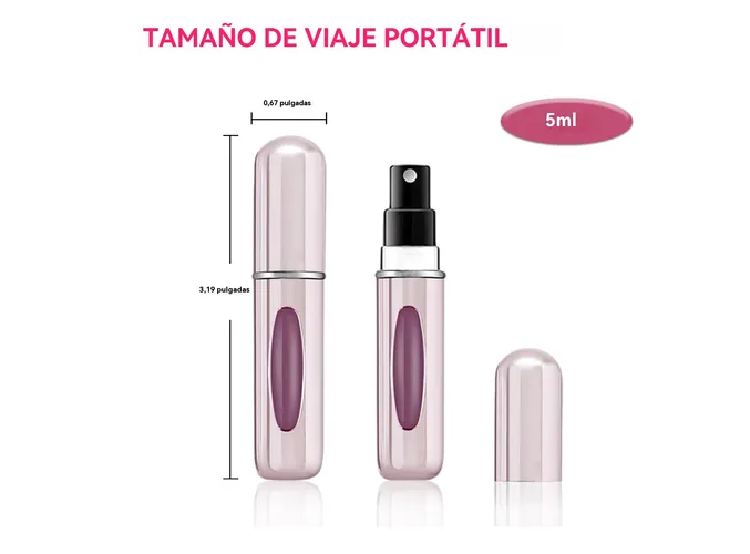 Foto 3 pulgar | Atomizador De Perfume Recargable  Xtellar Premium, Mini Set De Viaje, 6 Piezas