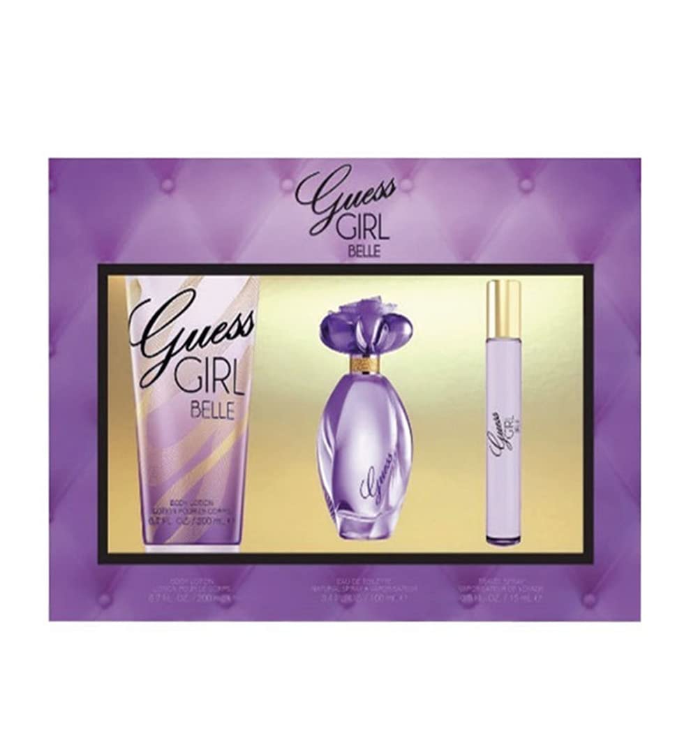 Foto 2 pulgar | Perfume Guess Girl Belle Eau De Toilette, 100 Ml, Set De Regalo De 3 Piezas - Venta Internacional.