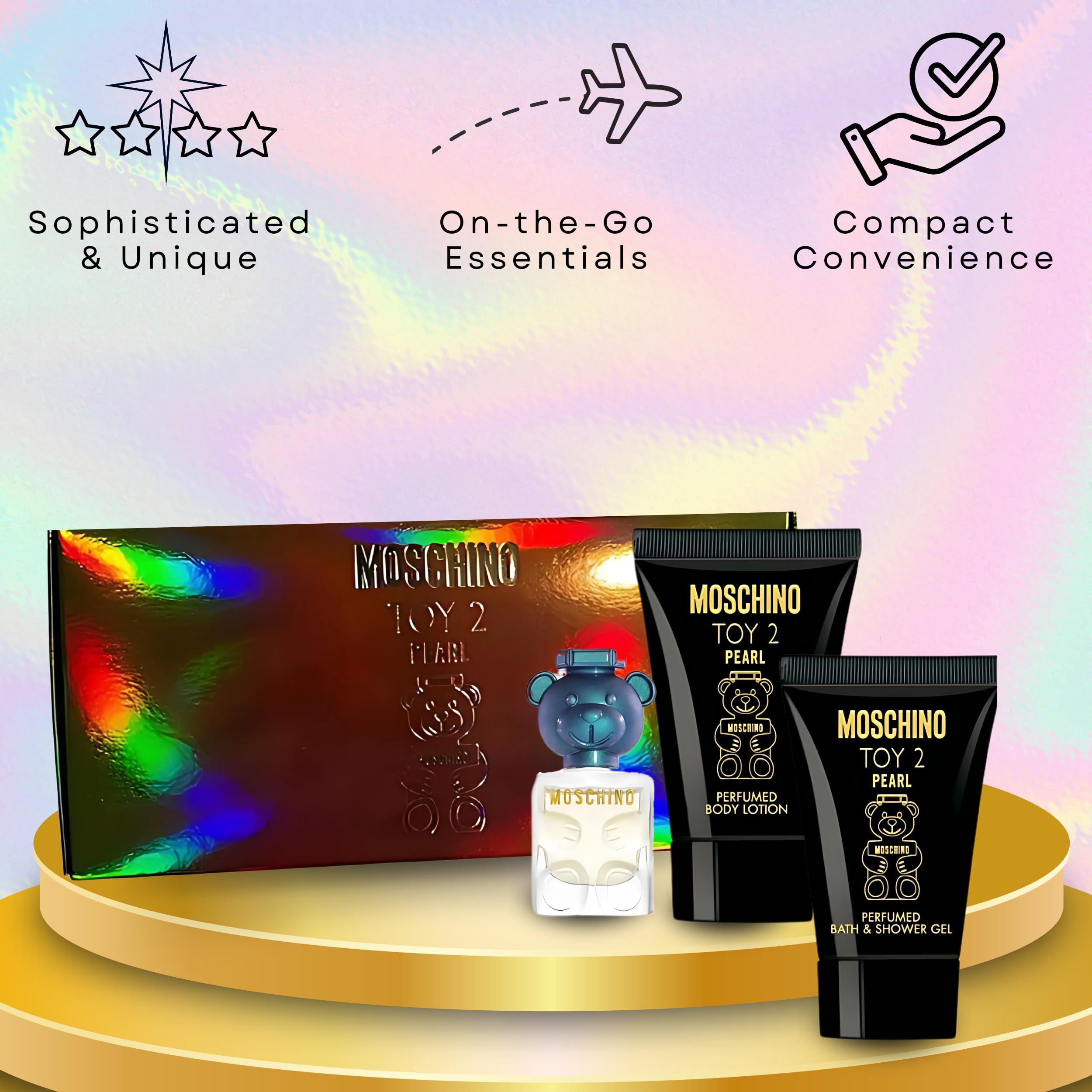 Foto 6 pulgar | Set De Perfume Moschino Toy 2 Pearl Para Mujer Mini Splash De 5 Ml - Venta Internacional.