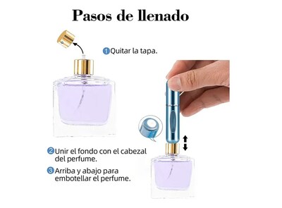 Foto 4 | Miniatomizador Xtellar 5 Piezas de 5 ml C/U