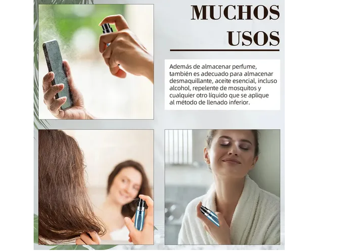 Foto 4 pulgar | Miniatomizador Xtellar 5 Piezas de 5 ml C/U