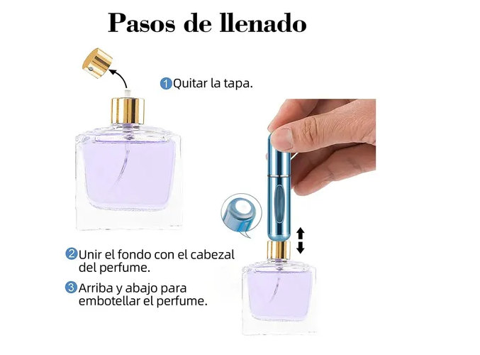 Foto 5 pulgar | Miniatomizador Xtellar 5 Piezas de 5 ml C/U