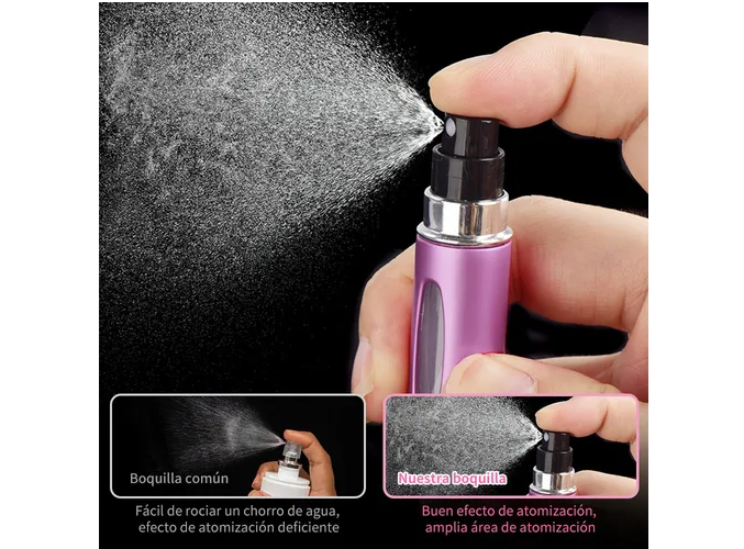 Foto 6 pulgar | Miniatomizador para Perfumes Xtellar 5 ml 2 Piezas