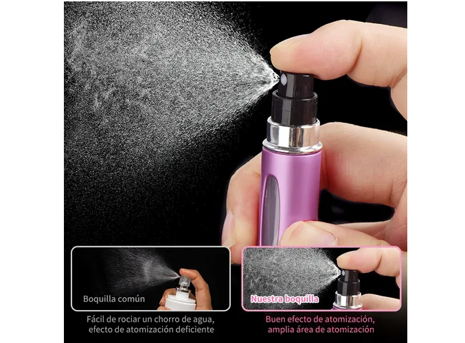 Foto 6 pulgar | Miniatomizador para Perfumes Xtellar 5 ml 2 Piezas