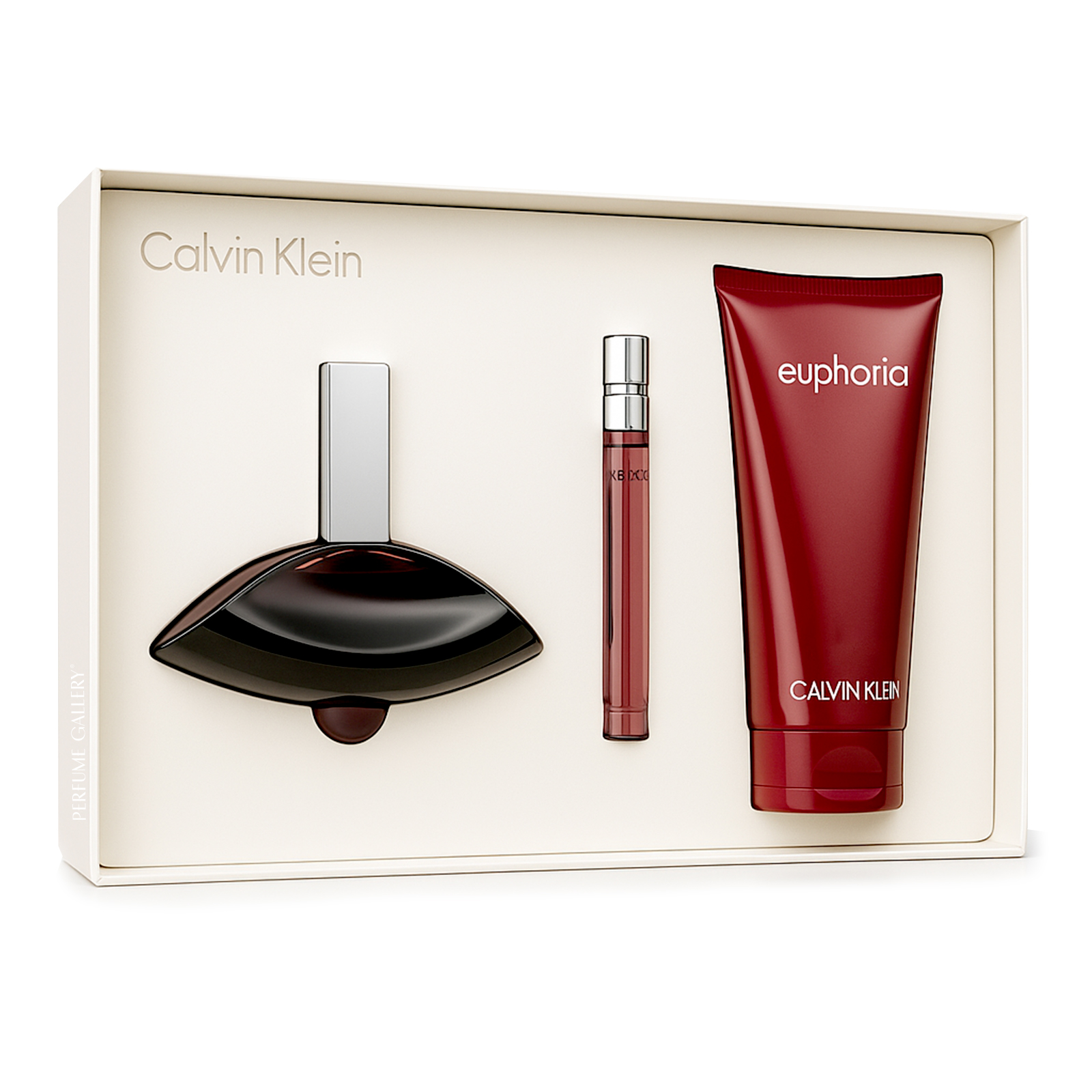 Foto 3 pulgar | Set Para Dama Euphoria Edp 100ml + Crema Corporal 200ml + Perfumero 10ml