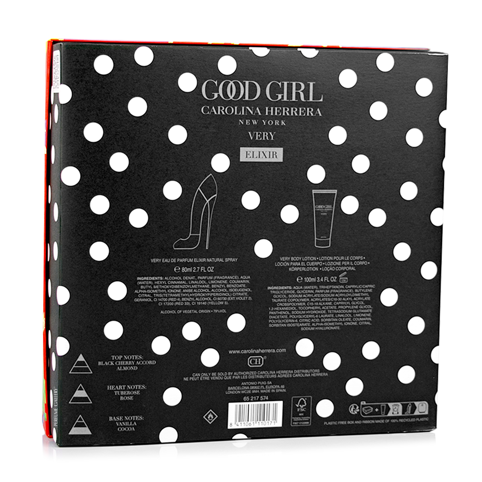 Foto 5 pulgar | Set Para Dama Very Good Girl Elixir Edp 80ml + Crema Corporal 100ml