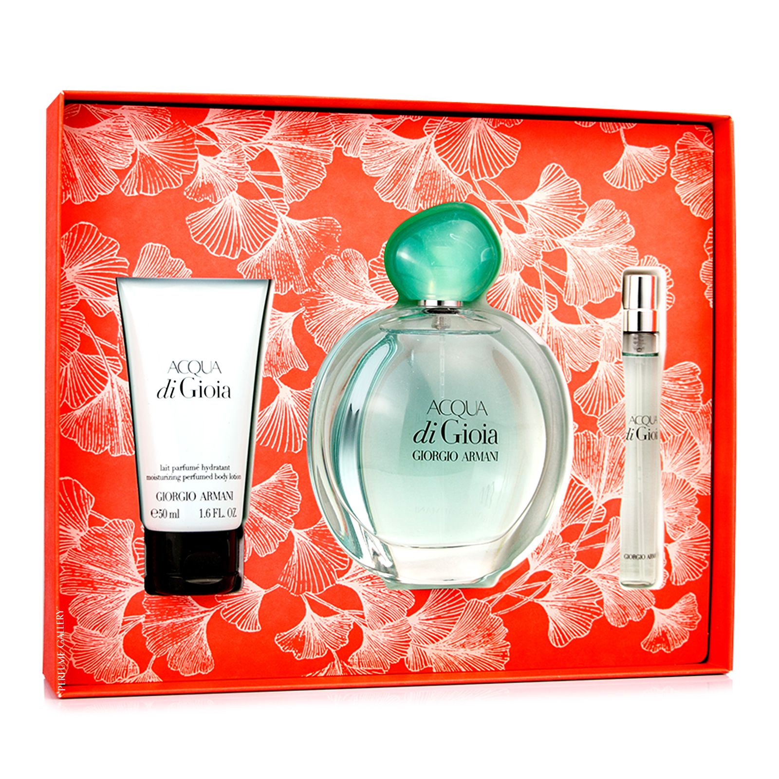 Foto 4 pulgar | Set Para Dama Acqua Di Gioia Edp 100ml + Crema Corporal 50ml + Perfumero 10ml