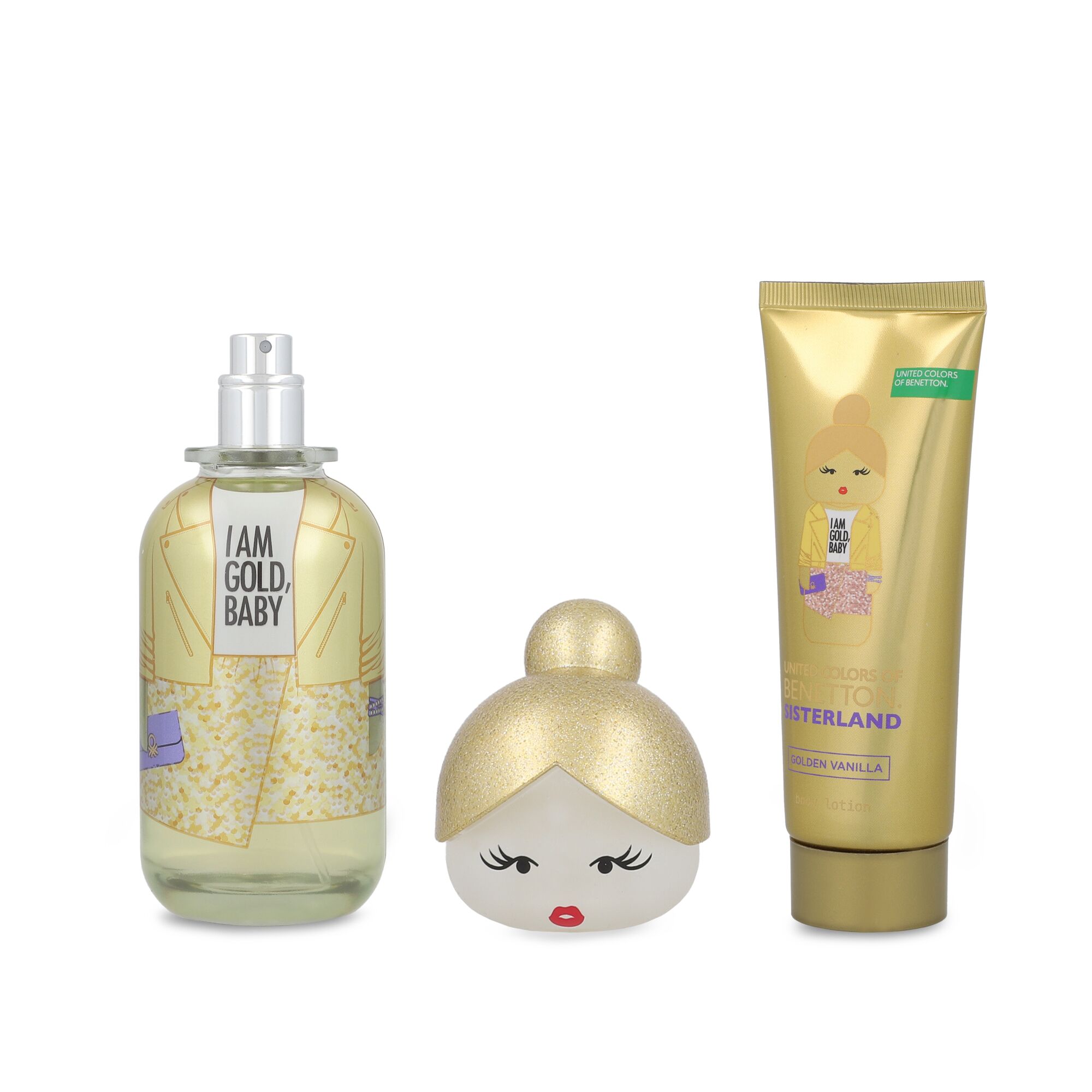 Foto 3 | Set Benetton Sisterland Golden Vanilla 2 Piezas