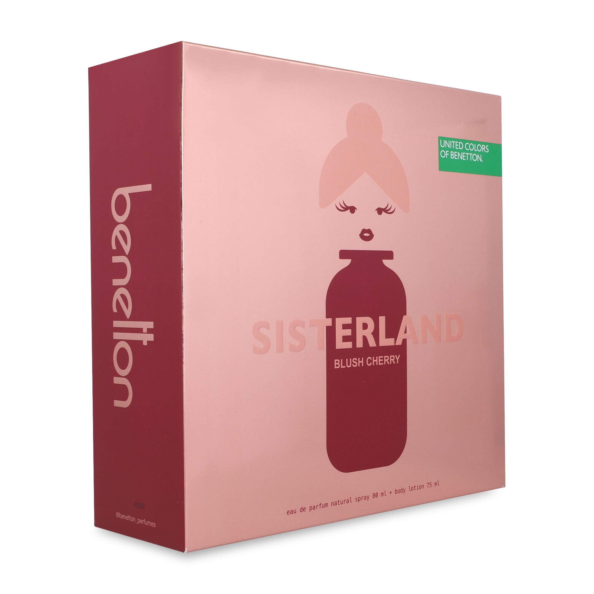 Foto 3 pulgar | Set Benetton Sisterland Blush Cherry 2 Piezas
