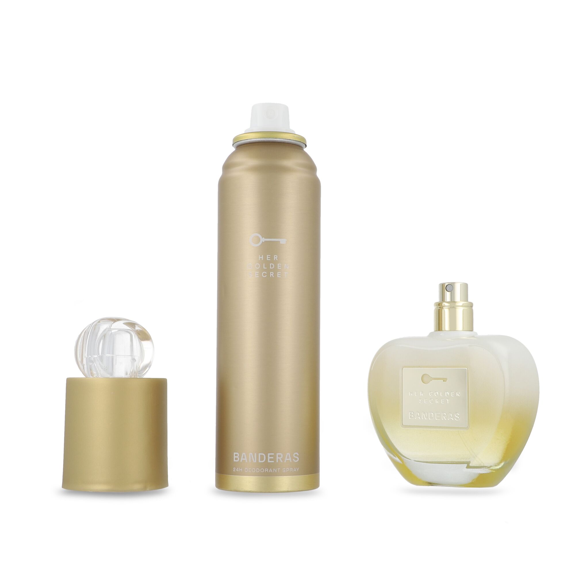 Foto 4 pulgar | Set de Perfume Banderas Her Golden Secret 2 Piezas