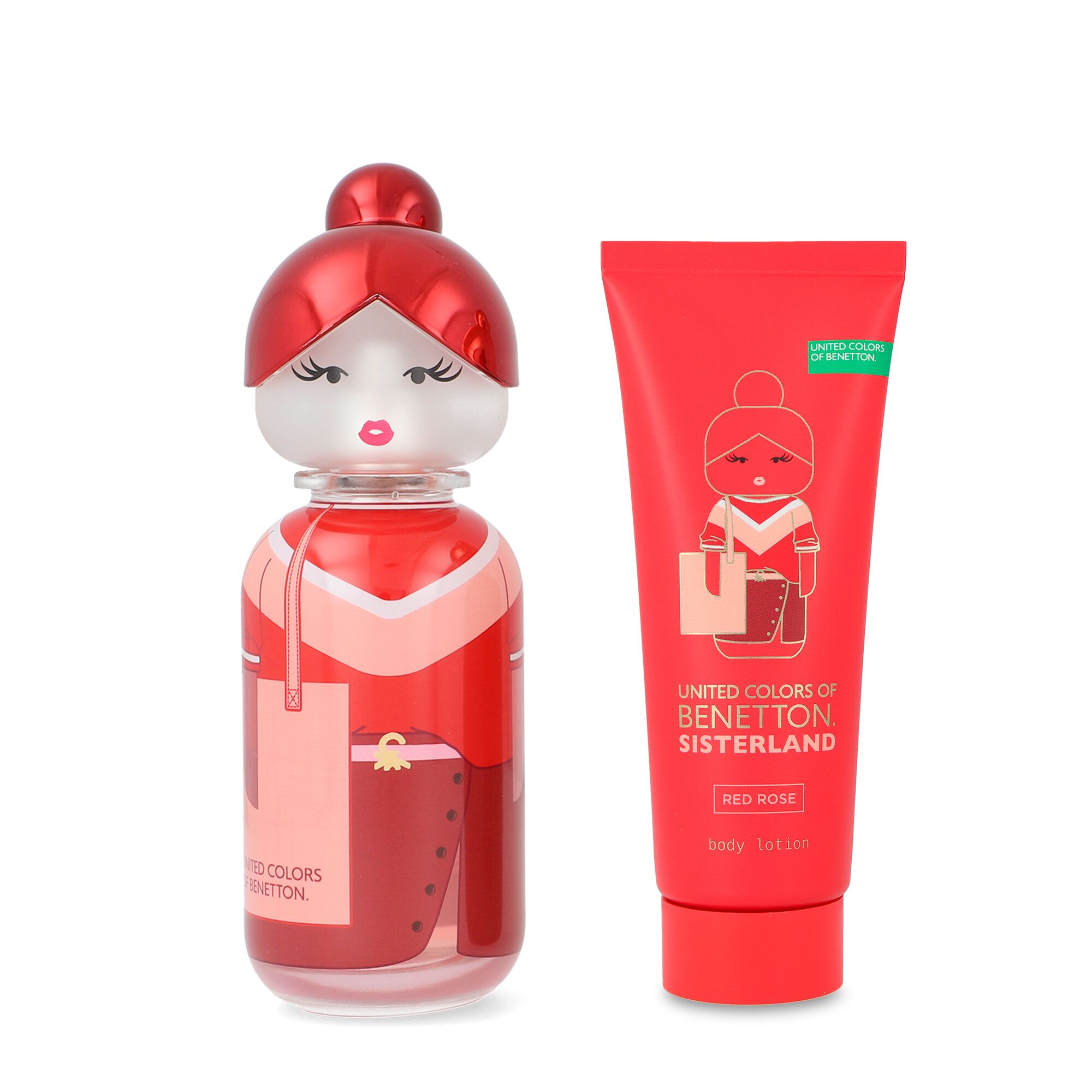 Foto 2 pulgar | Set Benetton Sisterland Red Rose 2 Piezas