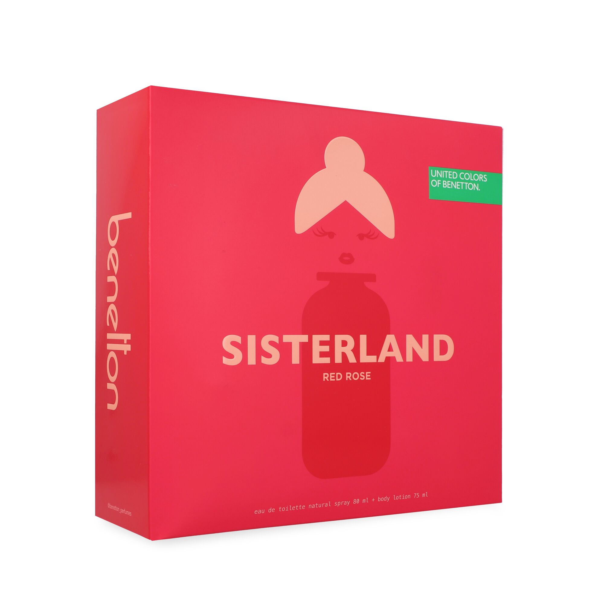Foto 3 pulgar | Set Benetton Sisterland Red Rose 2 Piezas