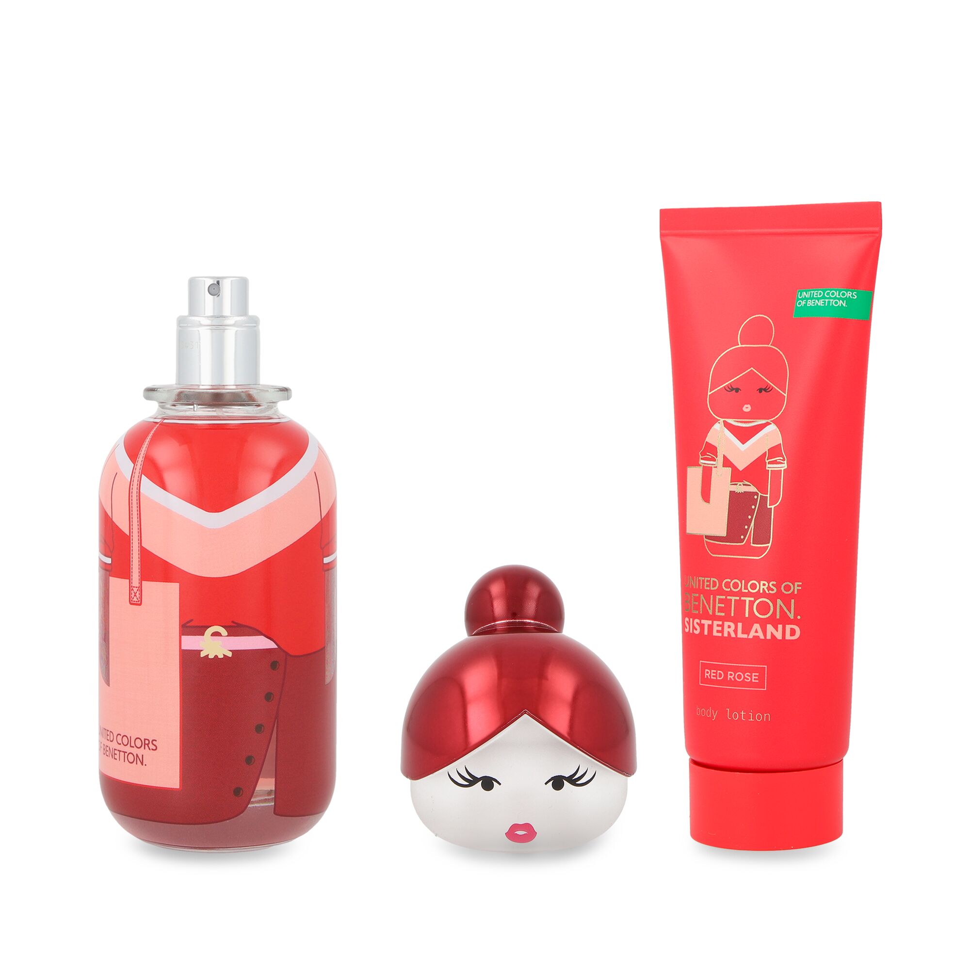 Foto 4 pulgar | Set Benetton Sisterland Red Rose 2 Piezas