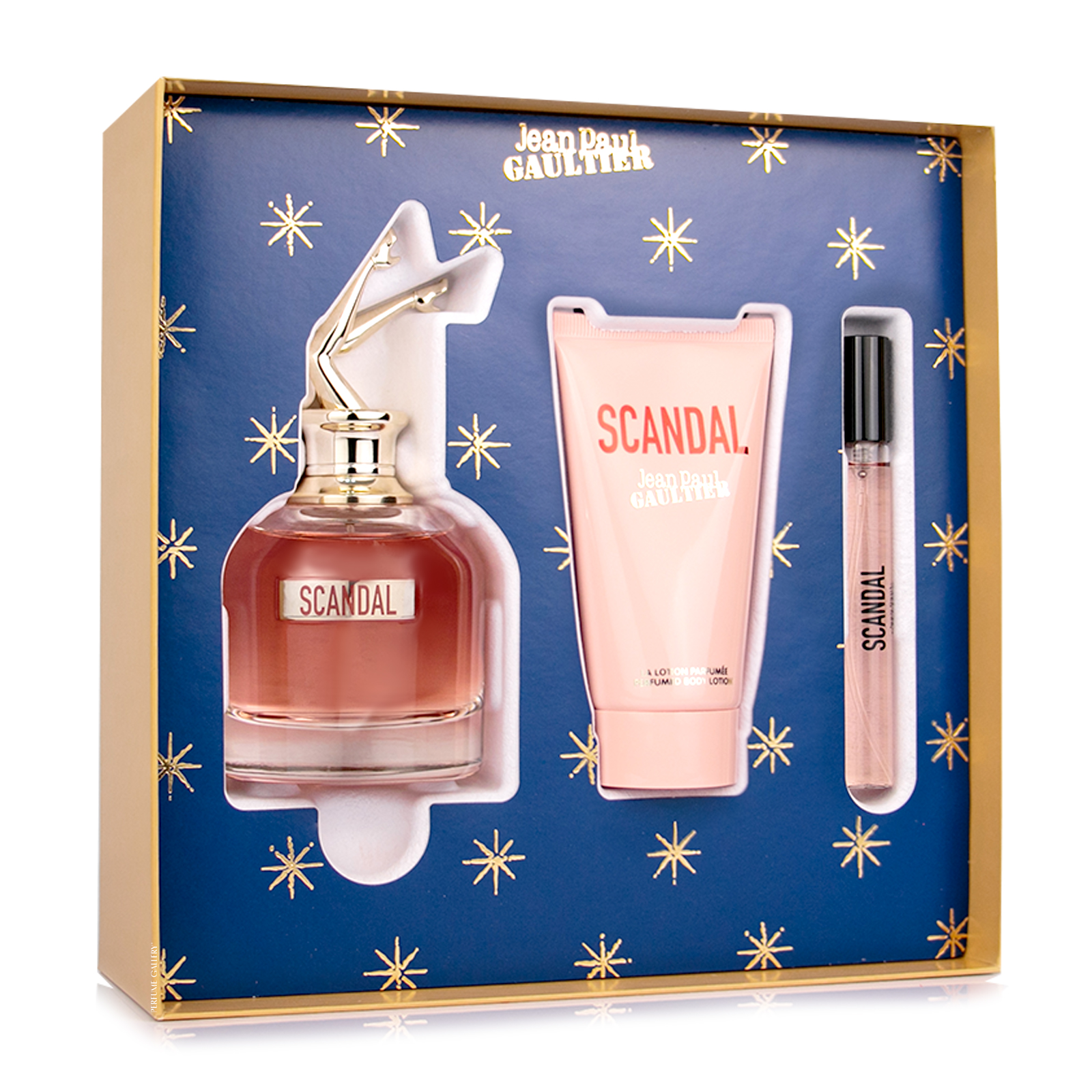 Foto 3 pulgar | Set Para Dama Jpg Scandal Edp 80 Ml + Crema Corporal 75ml + Perfumero