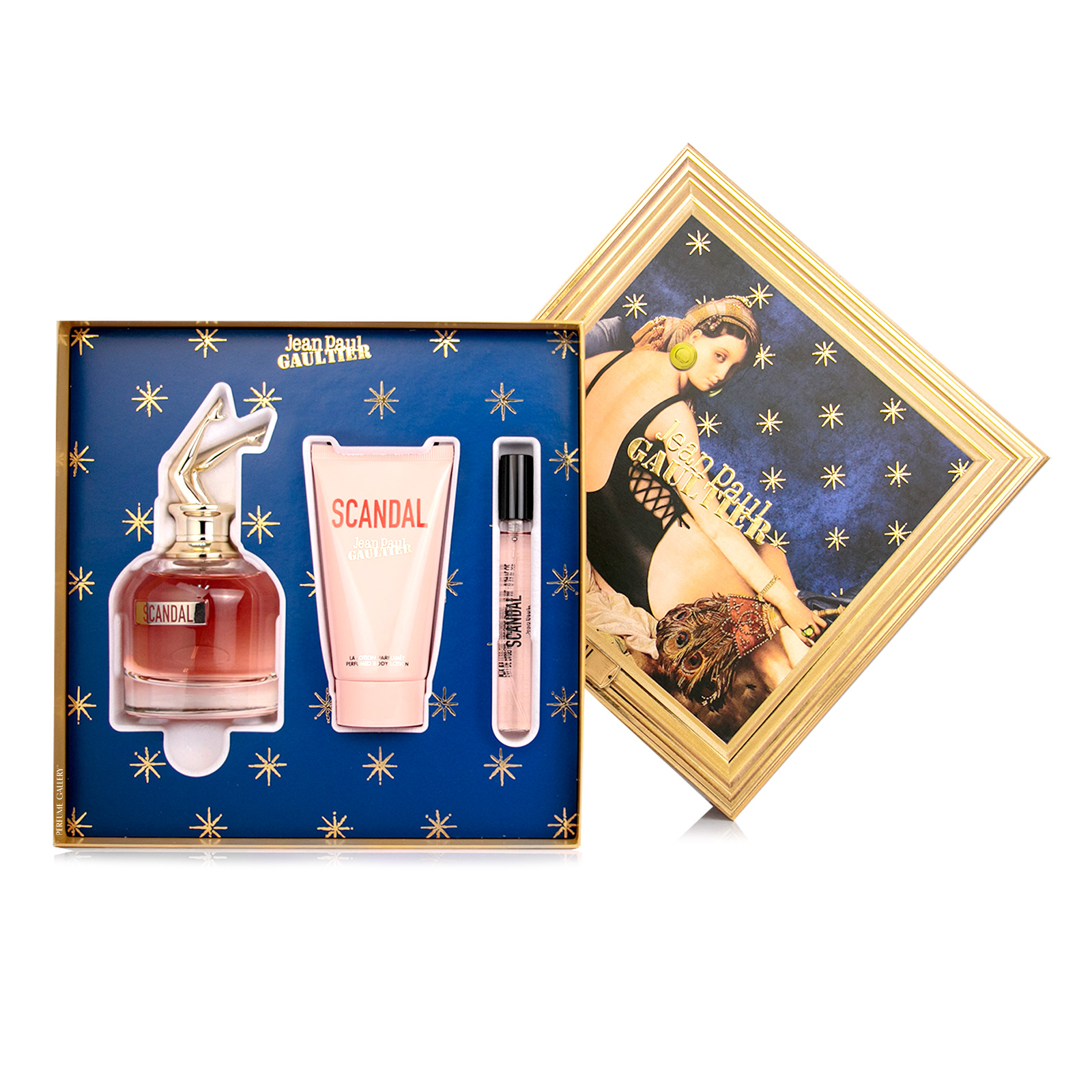 Foto 4 pulgar | Set Para Dama Jpg Scandal Edp 80 Ml + Crema Corporal 75ml + Perfumero