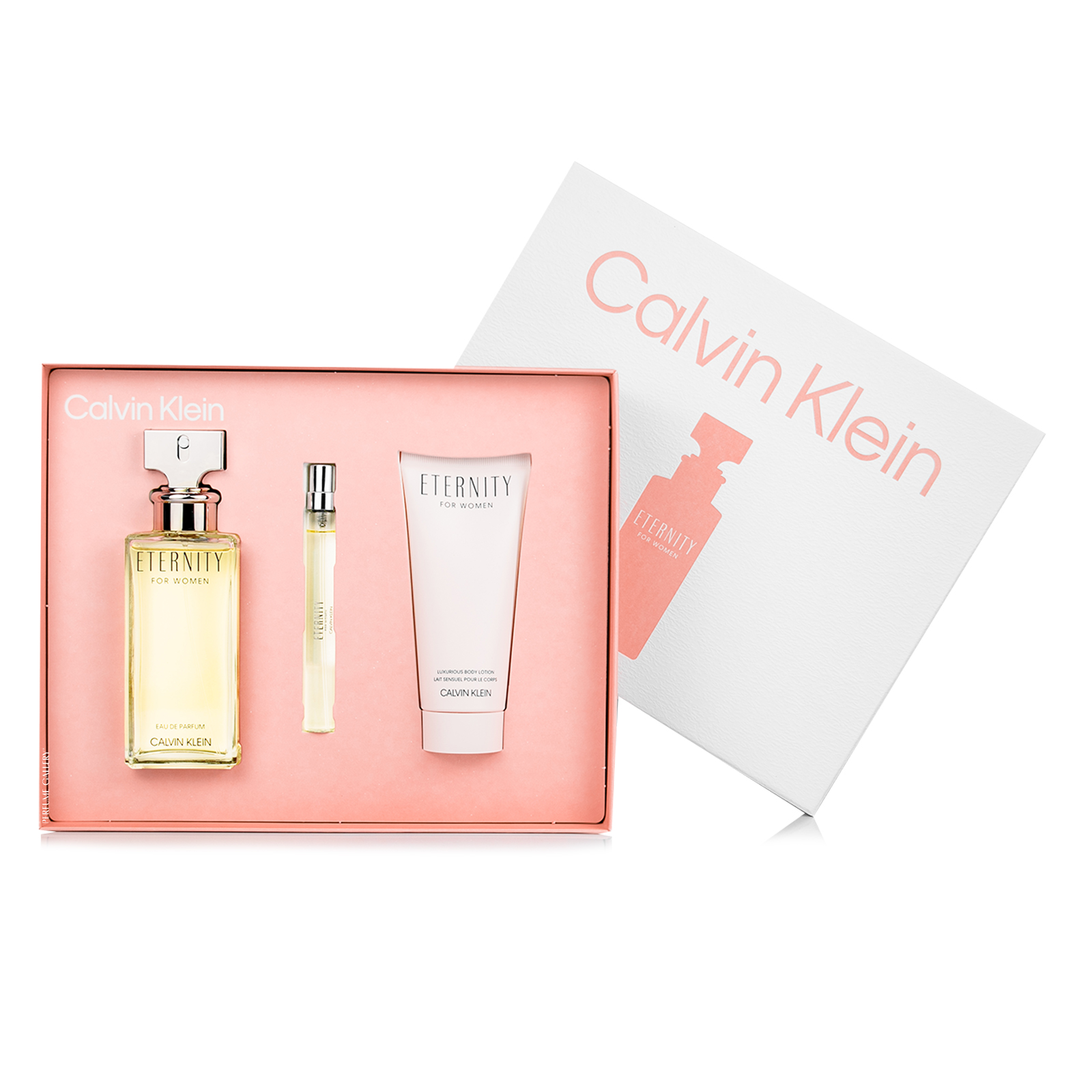 Foto 5 pulgar | Set Para Dama Eternity Edp 100ml+ Crema Corporal + Perfumero 10ml