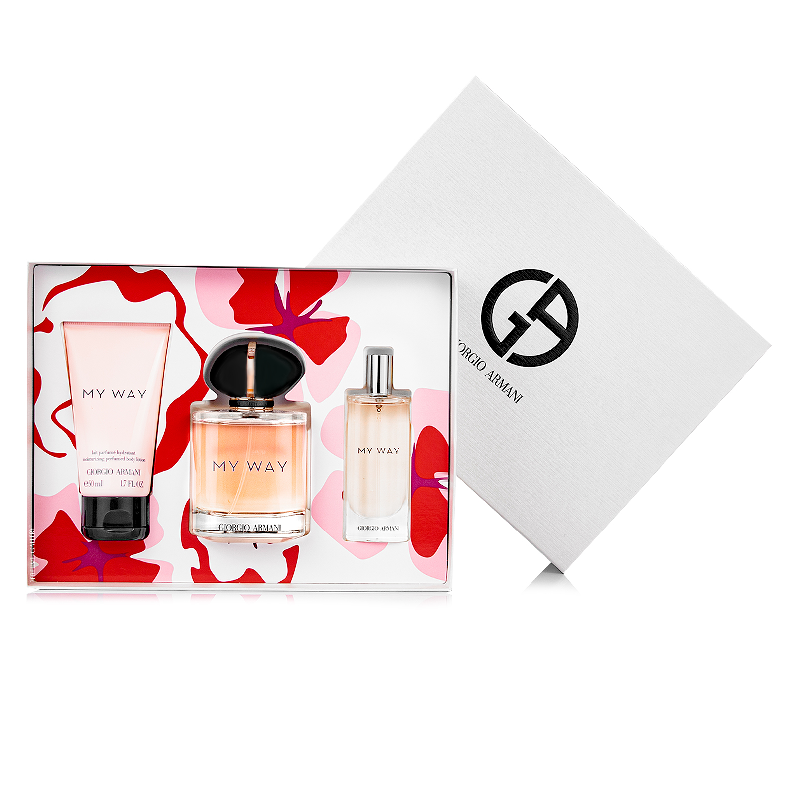 Foto 6 pulgar | Set Para Dama My Way Edp 90ml + Crema Corporal 50ml + Perfumero 15ml