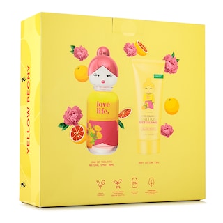 Foto 2 | Set Para Dama Bnt Sisterland Yellow Peony Edt 80ml + Crema Corporal 75ml