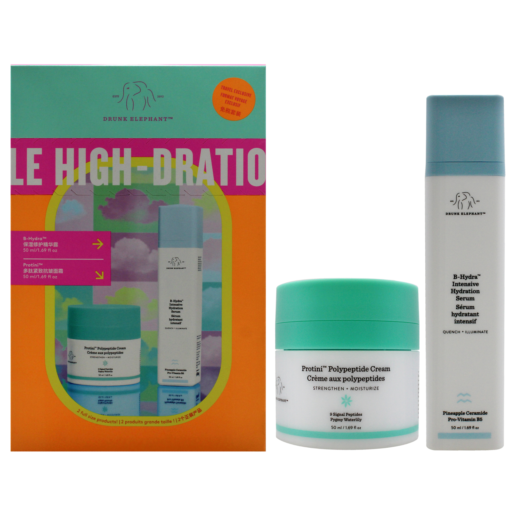 Foto 1 | Set De Cuidado De La Piel Drunk Elephant The Mile High-dration Club Women
