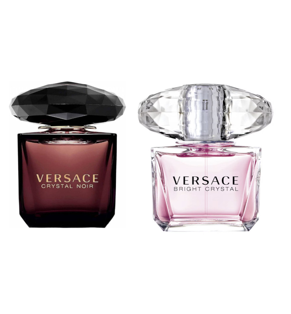 Foto 2 pulgar | Versace Bright Crystal 90ml Edt Dama Y Crystal Noir 90ml Edp Dama