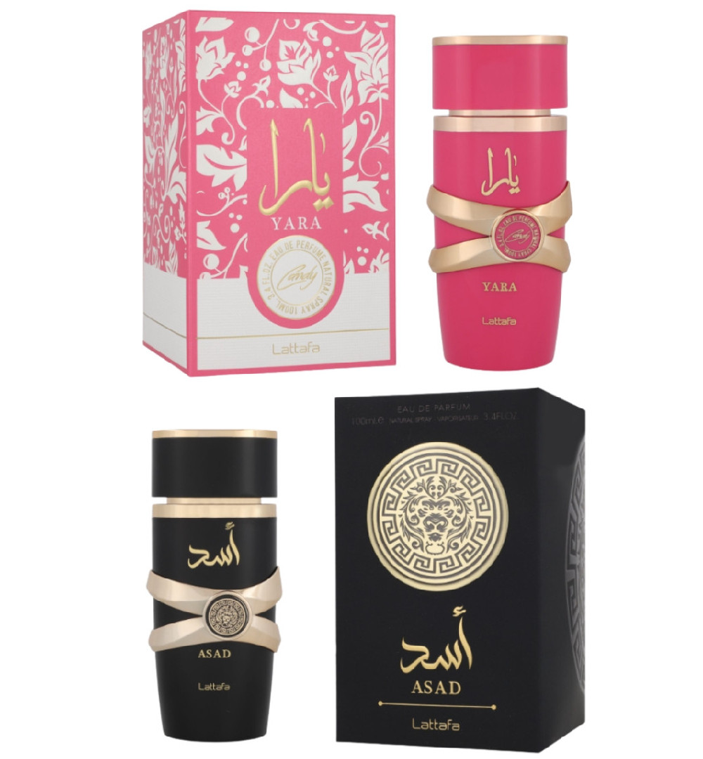 Foto 3 pulgar | Lataffa Yara Candy 100 Ml Edp Dama Y  Asad 100 Ml Edp Caballero (unisex)