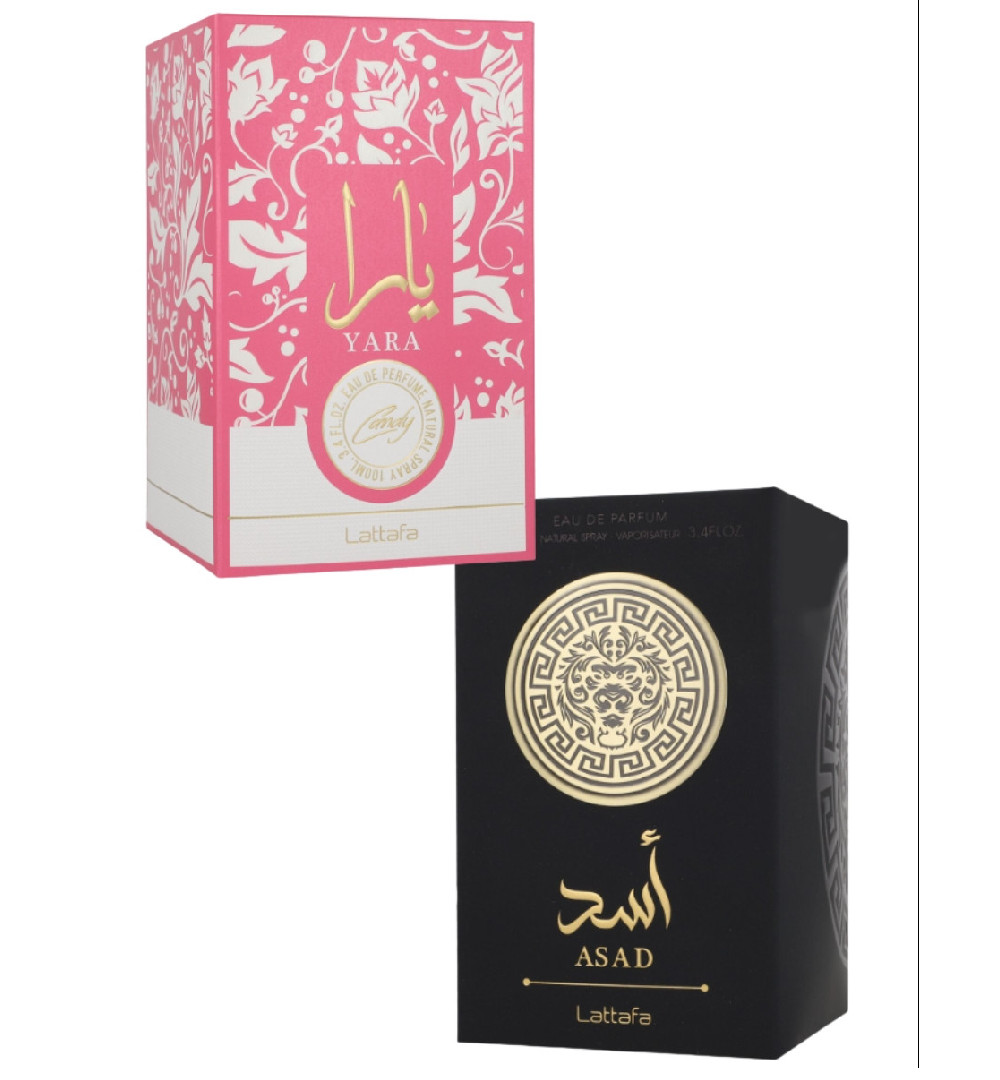 Foto 4 pulgar | Lataffa Yara Candy 100 Ml Edp Dama Y  Asad 100 Ml Edp Caballero (unisex)