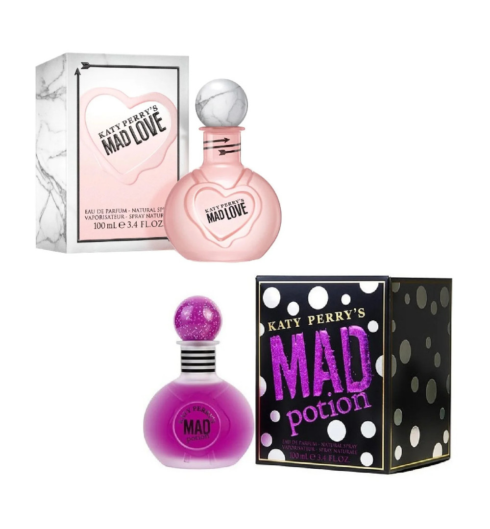Foto 3 pulgar | Katy Perry Mad Love 100 Edp Dama Y Mad Potion 100ml Edp Dama