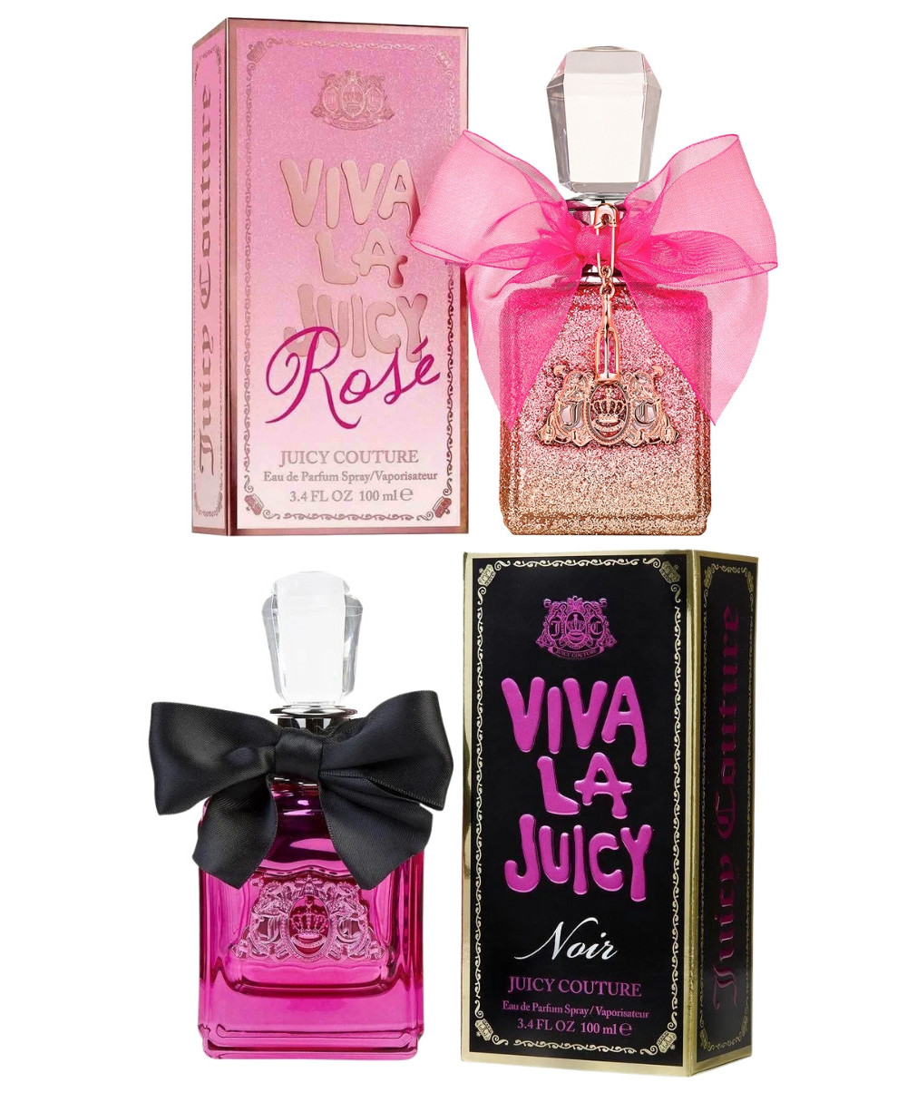 Foto 3 pulgar | Juicy Couture Viva La Juicy Noir 100 Ml Edp Dama + Viva La Juicy Rose 100 Ml Edp Dama