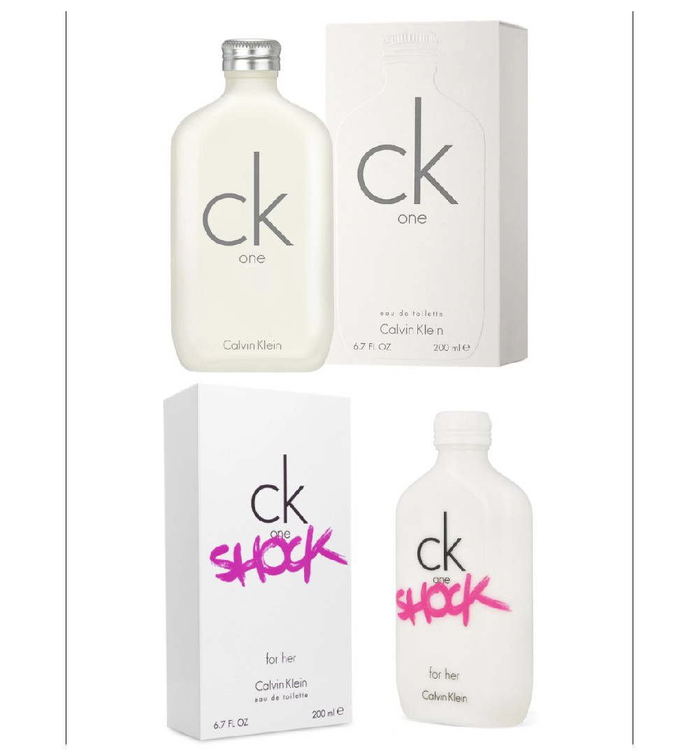 Foto 3 | Set de Perfumes Calvin Klein para Hombre y Mujer One y One Shock