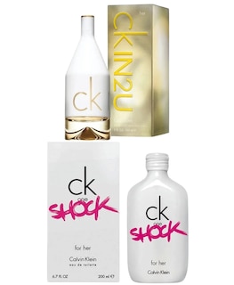 Foto 2 | Set Calvin Klein Ckin2u 100 Ml Edt Dama + Ck One Shock 100 Ml Edt Dama