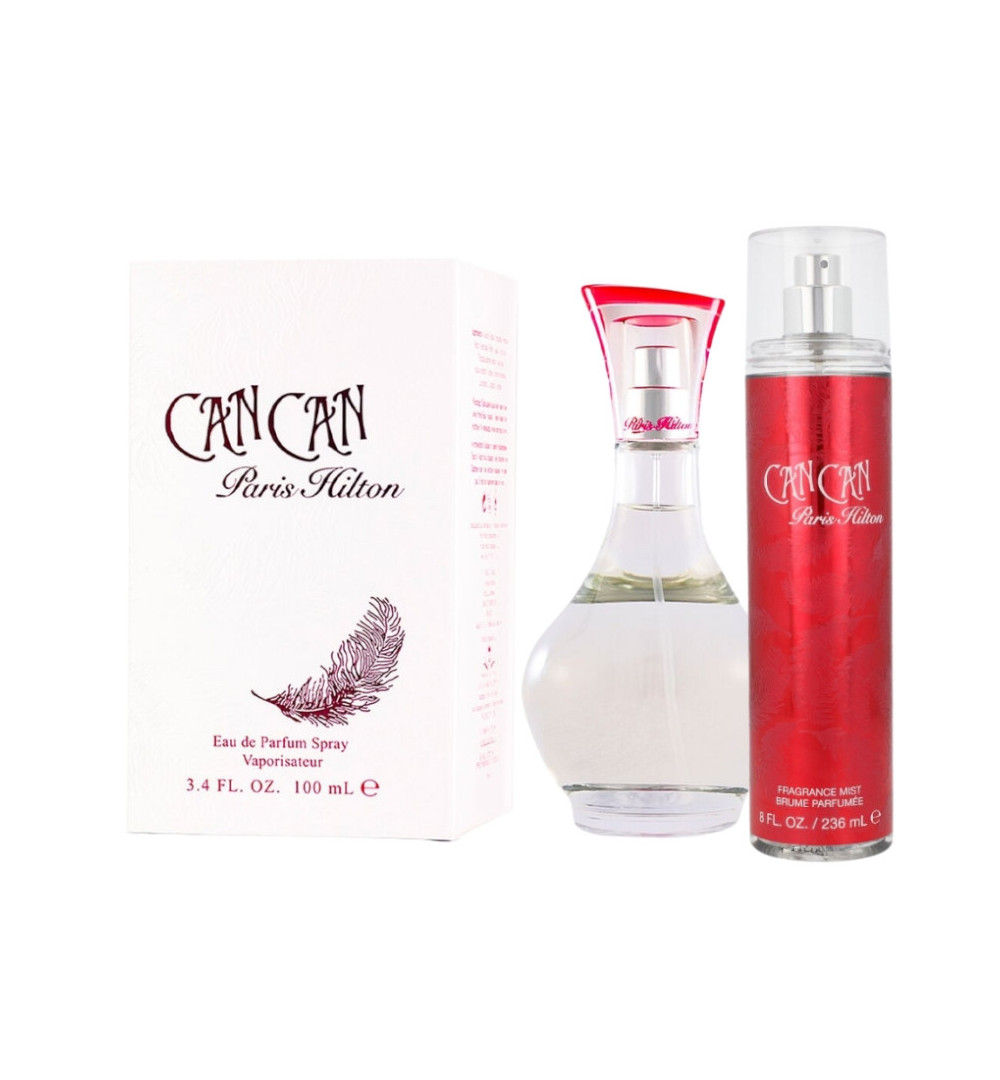 Foto 2 pulgar | Set Paris Hilton Can Can 100ml Edp Dama Y Can Can 236ml Body Mist Dama