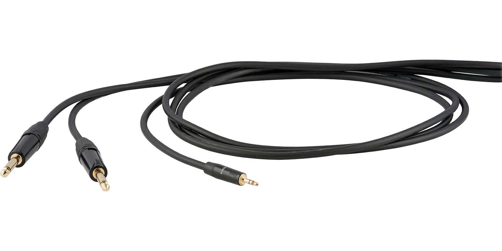 Cable Para Audio Profesional Jack 3.5mm A Jacks 6.3 Mm 3 Metros